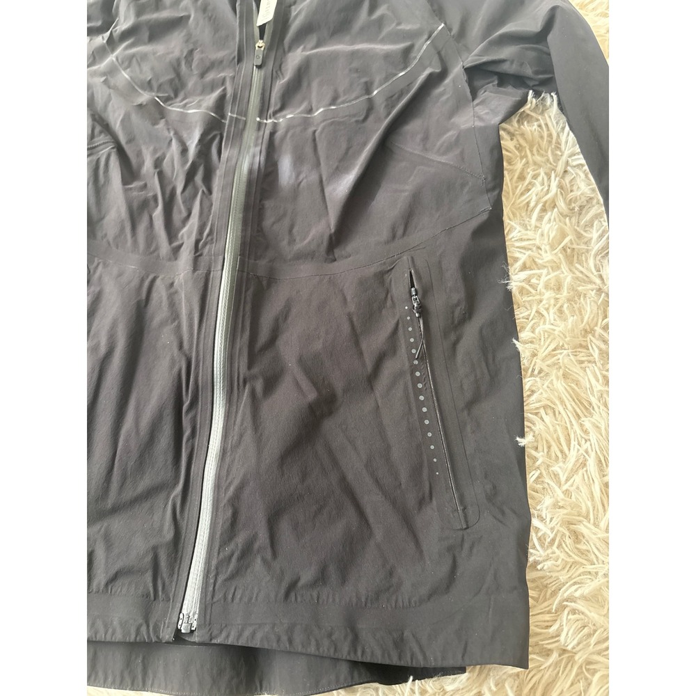 Lululemon‎ Athletica Black Full Zip Jacket Reflective Detail Women Size S - Picture 5 of 8